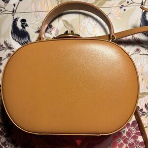Mark Cross Oval Box Bag/Matching belt mini